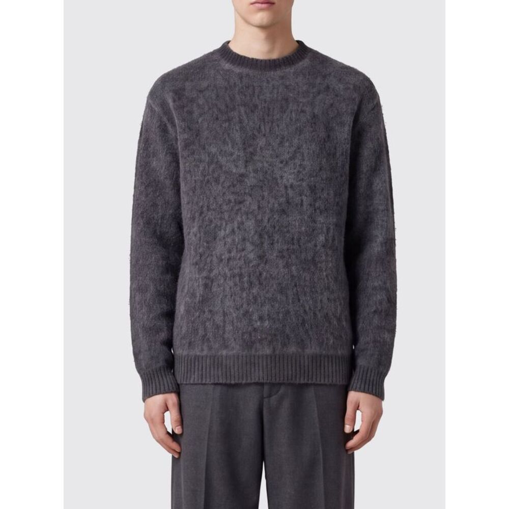 Avant Toi Men Avant Toi Slim Fit Merino Wool And Alpaca Crewneck Jumper